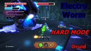 HARD MODE BOSS: Electro Worm | Druid (Solo / No Damage) - Portal Knights
