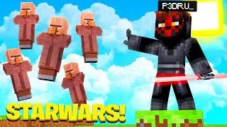 JOGANDO MINECRAFT COM O PODER DA FORÇA *sabre de luz* ‹‹ P3DRU ››
