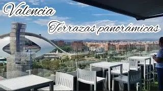 Terrazas panorámicas de VALENCIA😍Hotel Barceló, Corte Inglés y Aqua Multiespacio.