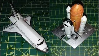 (ICONX) ICX Premium Series MEtal Earth Build - Space Shuttle On Launchpad