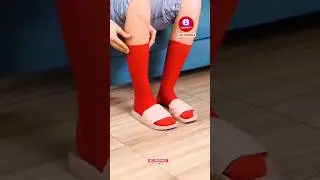 Slippers 👌 in winter shoes for Home | diy hack #diy #shortvilar @eliikook