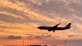 Air Greenland A330 NEO landing at Copenhagen CPH