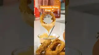 THIS ONE&rsquo;S FOR ME! How to make Homemade Onion Rings! 🧅