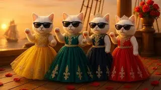 बिल्ली डांस | Cutest Cat Dance Show 💃 | Videos for Cats to Watch 🐾 😻