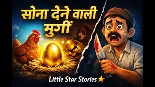 सोना देने वाली मुर्गी की कहानी | Moral Story in Hindi | Little Star Stories