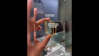 Plain gold bangles designs| only in 12 grams| pls subscribe n support| for more videos|