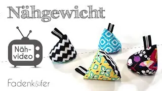 DIY Nähgewicht/ Fixiergewichte nähen mit Gratis Schnitt/Freebook