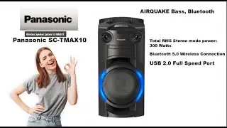 Panasonic Wireless Speaker System SC-TMAX10GSK