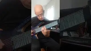 Diminished Legato Arpeggios on my Valravn 8-string headless guitar #valravnguitars
