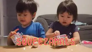 UNBOXING SQUEEZAMALS HOLIDAY SERIES 3