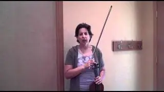 Violin how to do Bow Arm Warm Ups 3 - www.myviolinvideos.com