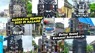 PENUTUPAN KARNAVAL MALANG‼️ DAFTAR SOUND KARNAVAL SUKORAHARJO KEPANJEN