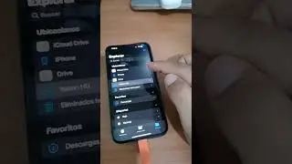 Conectando un disco duro externo tipo C al iPhone 15