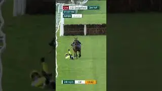 HILARIOUS commentary from Tommo as rider is unseated from horse 🤣