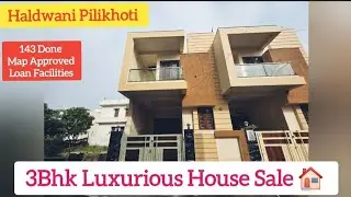 3Bhk Luxurious House Sale Haldwani pilikhothi Land 1000 sqft 22 feet Road ₹ 99 lac#house #ghar#land