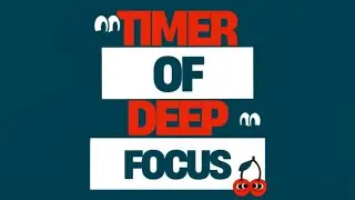 25/5 Pomodoro Timer - 3 Focus Cycles.