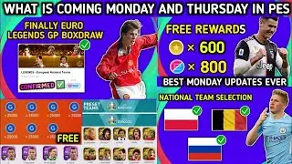 What Is Coming Monday 07 June And Thursday In Pes 2021  Legends GP Box draw, National Selection