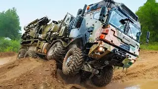 10 MILITARY VEHICLES CONQUERING THE WILDEST OFF-ROAD CHALLENGES!