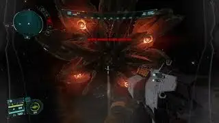 Elite Dangerous on foot Thargoid battle.