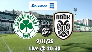 &Pi;&alpha;&nu;&alpha;&theta;&eta;&nu;&alpha;ϊ&kappa;ό&sigmaf; - &Pi;&Alpha;&Omicron;&Kappa; LIVE: Pre Game &Pi;&epsilon;&rho;&iota;&gamma;&rho;&alpha;&phi;ή &Kappa;&rho;&iota;&tau;&iota;&kappa;ή &pi;&alpha;&iota;&kappa;&tau;ώ&nu; &alpha;&pi;ό &tau;&omicron; PAOK Today
