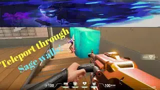 Valorant: YORU TELEPORTS THROUGH SAGE WALL! (glitch)