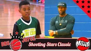 LeBron James CHEERS ON Youngest Son Bryce Maximus James - Dru Joyce Shooting Stars