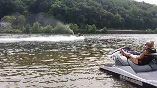 Delaware River Jet Skiing.