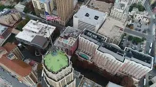 San Antonio's Scenic Downtown - 4K Daytime Aerials - Phantom 4 Pro