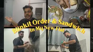 Ordering Essentials & Sandwich Dinner 🛒🥪 | Quick & Easy Meal | A Day in my New Flat