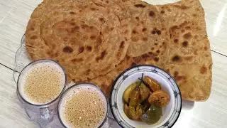 3 Types of Easy Paratha Making | Morning Breakfast With Achar Chaye Paratha | How To Make Paratha