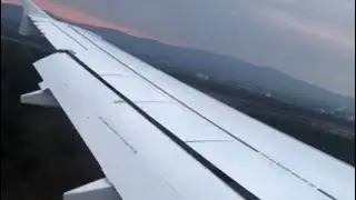 Aircraft Spoiler of Lufthansa A319-100 approach and landing in Frankfurt #lufthansa #spoiler #a319