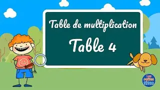 Table de multiplication de 4 + Exercices