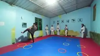 DRILL KUMITE KARATE SPORT || LATIHAN JARAK, HINDAR, AKSI REAKSI || ATLET DOJO QOLBU