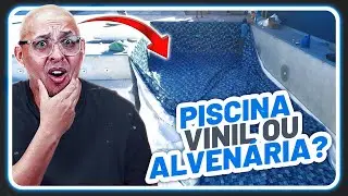 #1 FIZ A PISCINA TECNOLÓGICA! Piscina em Vinil ou Alvenaria? @Fluidra Brasil @artbellapiscinas3305
