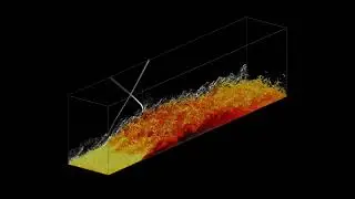 Shock wave/Turbulent boundary layer interaction at high Reynolds number