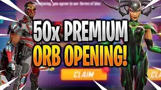 *NEW* 50x PREMIUM ORB OPENING! - MARVEL Strike Force - MSF