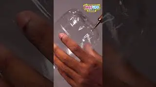 How to make easy kitchen sink plastic garbage&nbsp;strainer | Easy Life Hacks #shorts