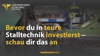 Bevor du in teure Stalltechnik investierst &ndash; schau dir das an
