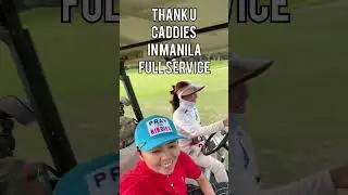 Caddies in Manila makes the round more fun. #philippines #golf #golflife #golftips #shorts #shorts