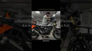 Sunday Rituals😌❤️  #youtube #motovolgger #minivlog #shortvideo #youtubeshorts #biker #vlogger