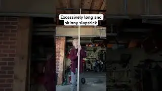 Comically long slapstick #percussion #concertband #slapstick