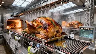 Inside the Giant Roasted Turkey Factory - How the Ultimate Christmas Holiday Feast Is Made