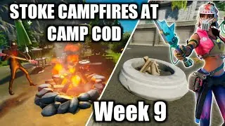 Stoke Campfires at Camp Cod - All Locations | Fortnite - Season 3 Week 9 Challenges