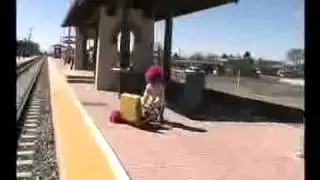 a woman missed her flight