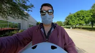 April 15, 2020 Coppell, TX - OneWheel through Andrew Brown Park