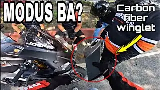 MOTOGEN X Manong kalakal | Aprilia RSV4 lumipad carbon fiber winglet 😭| C5 accident