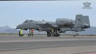 Россия в панике! Американский A-10 Thunderbolt II взлетает на полной скорости.