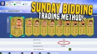 FIFA 19 SUNDAY BIDDING GUIDE! (INSANE TRADING METHOD) | TRADING TO GLORY #5 | FIFA 19 ULTIMATE TEAM