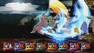 SSB4 Ike Final Smash 8 Players!