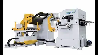 Automatic Coil Feed Line Metal Sheet Coil Decoiler Straightener Nc Servo Roll Feeder Machine